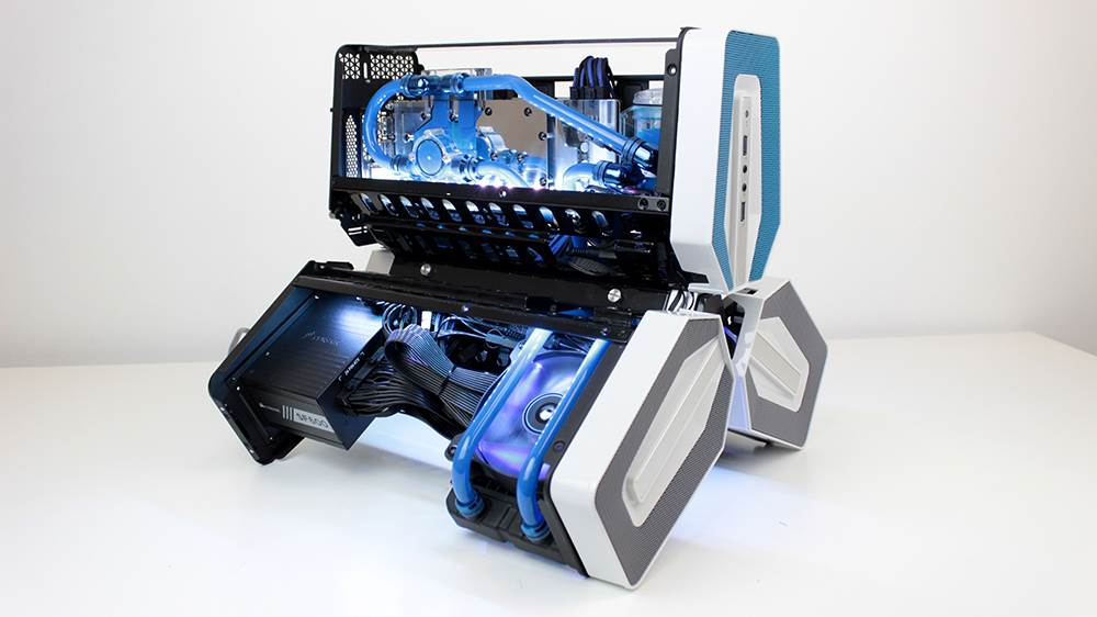 Tristellar Custom Water Cooled PC Bitspower Mwave