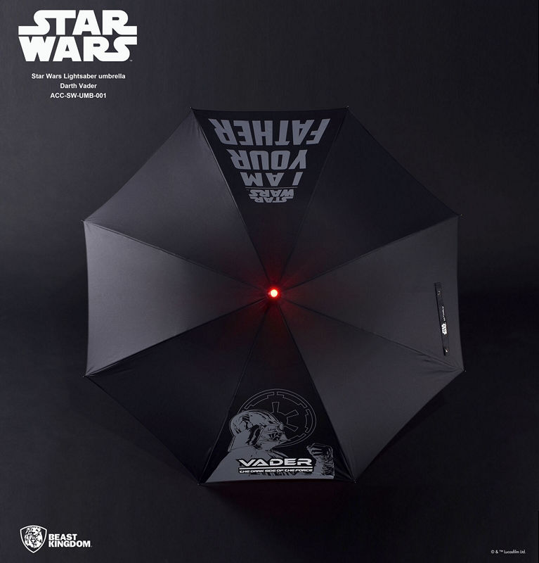 Star Wars Darth Vader Lightsaber Umbrella BKDACCSWUMB001 Mwave