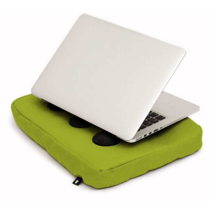 Bosign Surfpillow Hitech Laptop Pillow Lime Green/Black Polyester 262853 Mwave