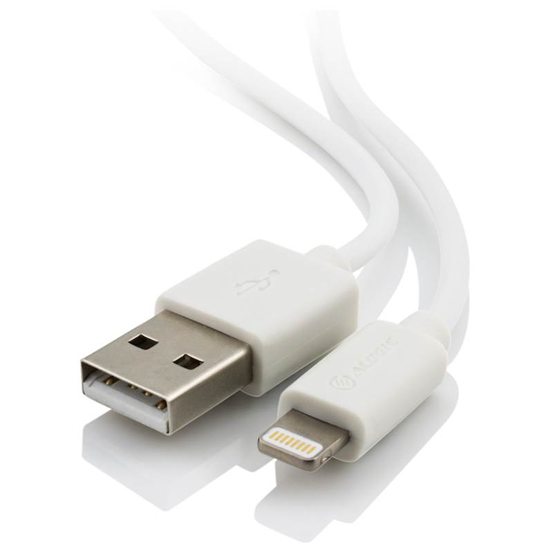 Alogic 25cm USB to Lightning Cable for Charge & Sync White UL025WH