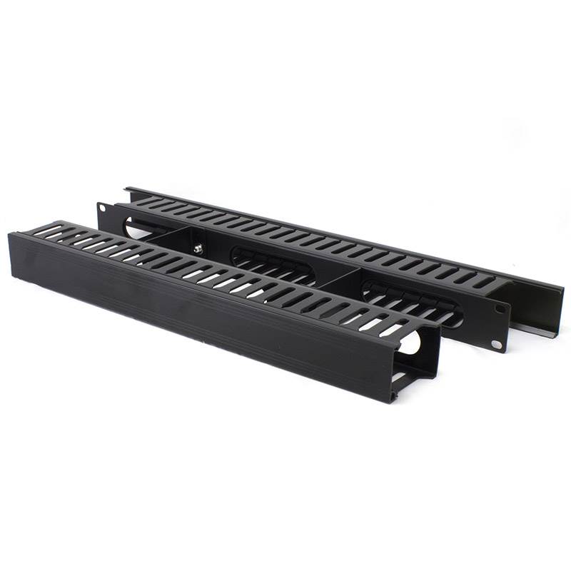 Alogic Serverdge 1RU 19" Horizontal Double Sided Cable Management Rail