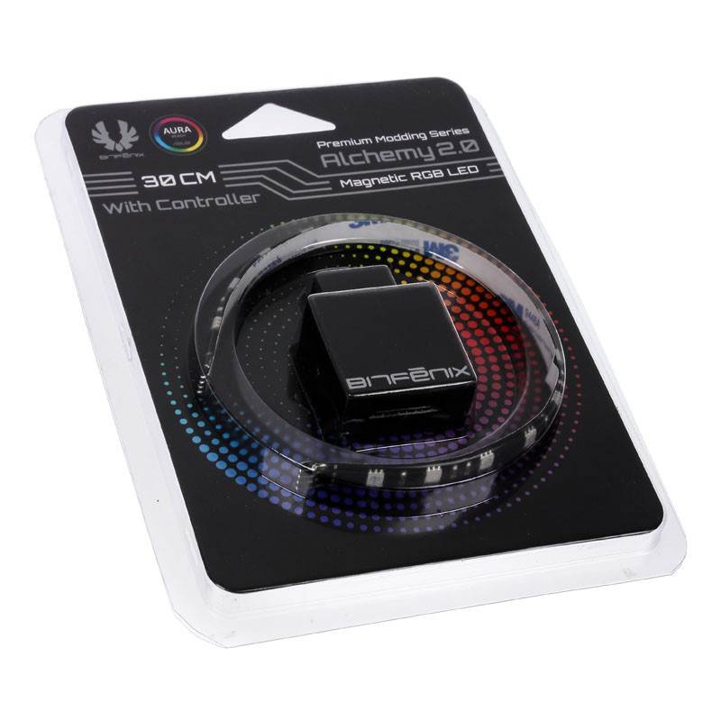 BitFenix Alchemy 2.0 RGB LED Magnetic Strip with controller - 30cm ... BitFenix Alchemy 2.0 RGB LED Magnetic Strip with controller - 30cm ...