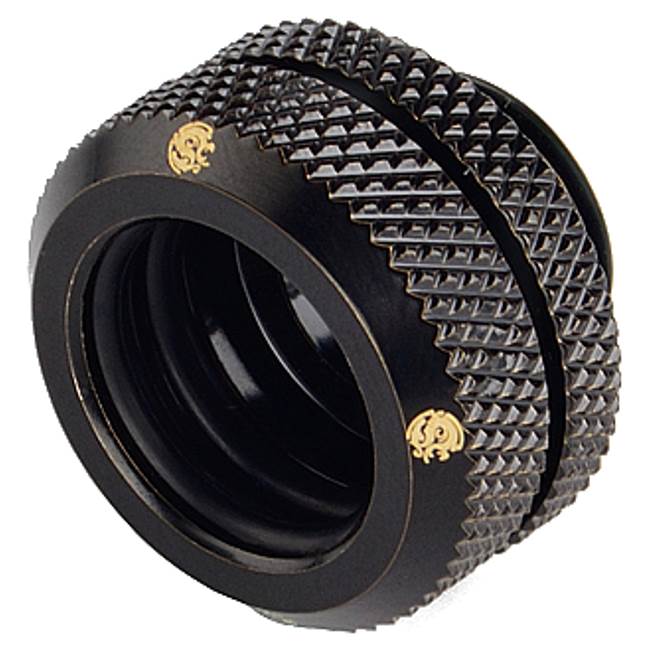 Bitspower Hard Tube 14mm Enhanced Fitting Matte Black BPMBEML14