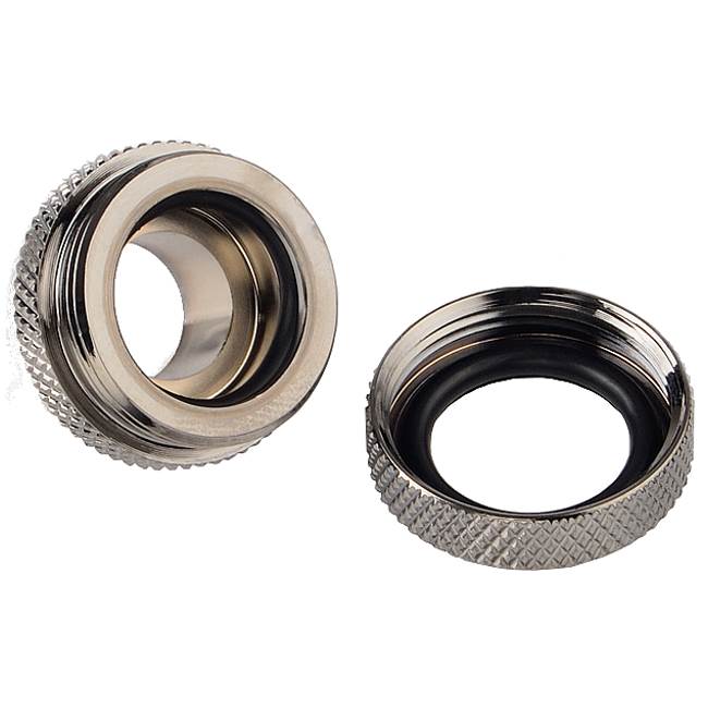 Bitspower Hard Tube 14mm Enhanced Fitting Black Metal BPBSEML14