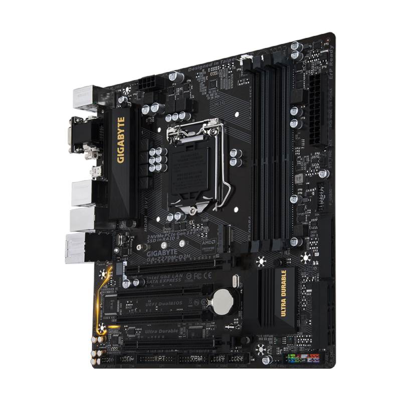 Gigabyte H270MD3H LGA 1151 Micro ATX Motherboard H270MD3H Mwave