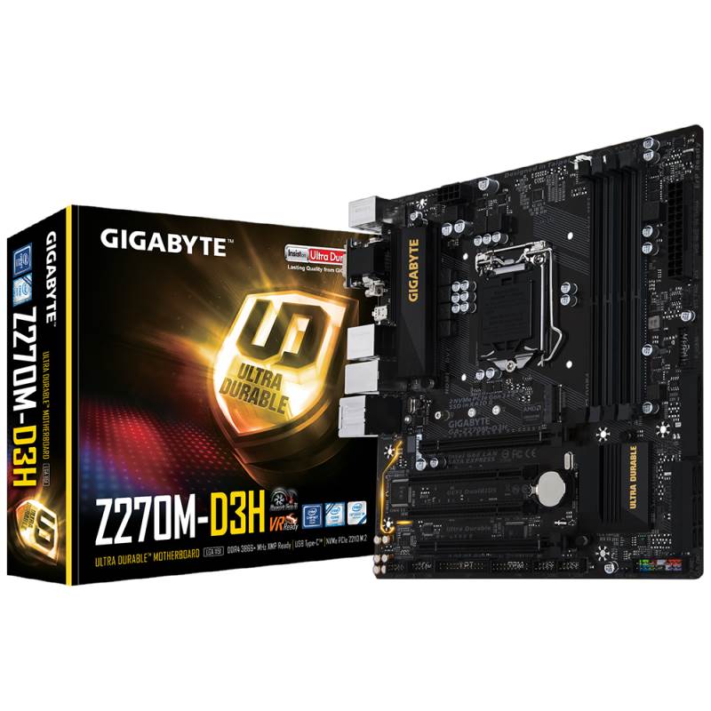 Gigabyte H270MD3H LGA 1151 Micro ATX Motherboard H270MD3H Mwave