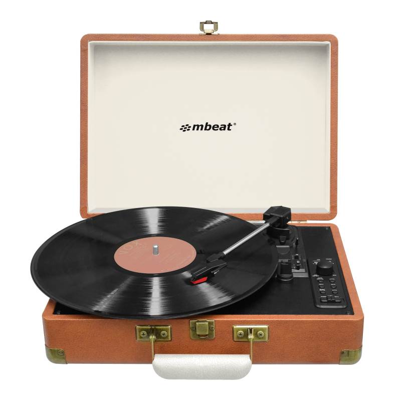 mbeat Retro Turntable Recorder with Bluetooth and USB Direct Recording