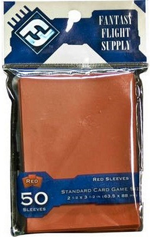 Fantasy Flight Card Sleeves Standard Red (Pack) 9781589948952 Mwave