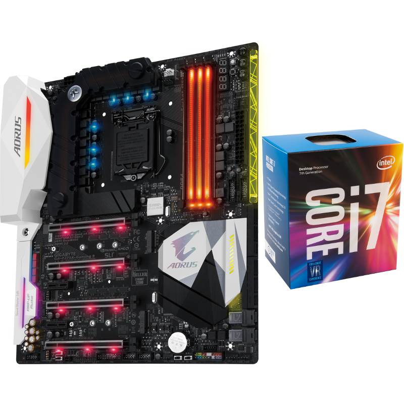 Bundle Deal Gigabyte AORUS Z270X Gaming 9 EATX Motherboard + Intel i7