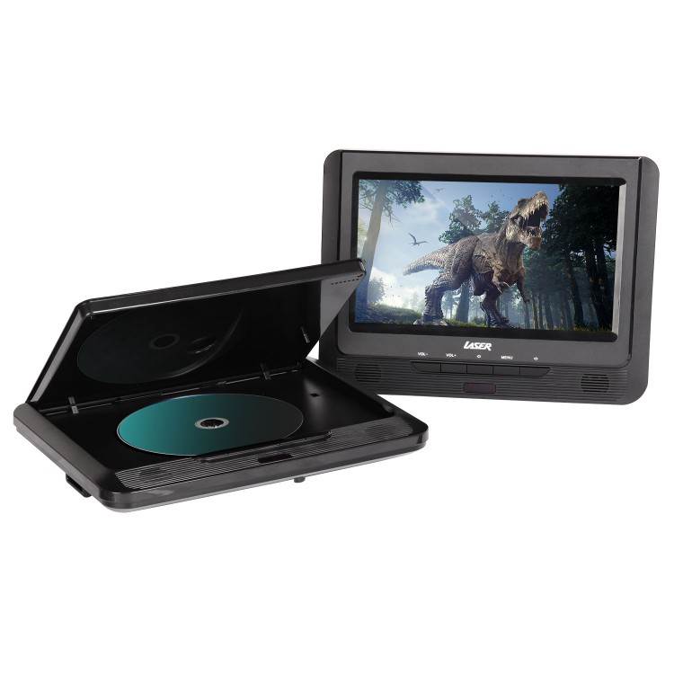 Laser DVD Player Dual 9" in car with Bonus Pack DVDPT9DUALB Mwave