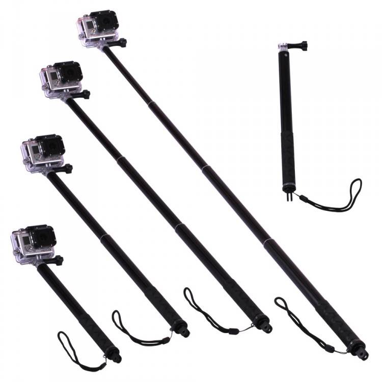 Laser Telescopic Pole with Camera Mount NAVGOEXPOLE1 Mwave
