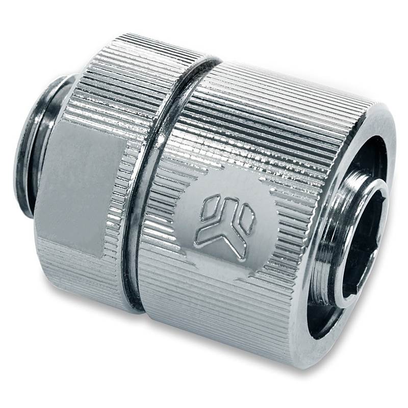 EKWB EKACF Rotary Adapter Fitting 10/16mm Nickel 3831109847312 Mwave