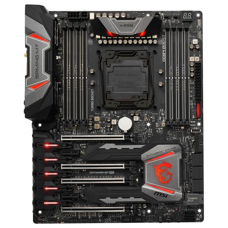 MSI X299 Gaming M7 ACK LGA 2066 ATX Motherboard X299 GAMING M7 ACK 