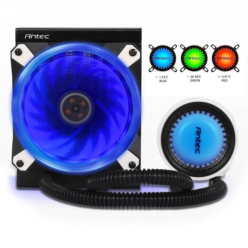 Antec Mercury 120 AIO Liquid CPU Cooler CFANMERCURY120 Mwave