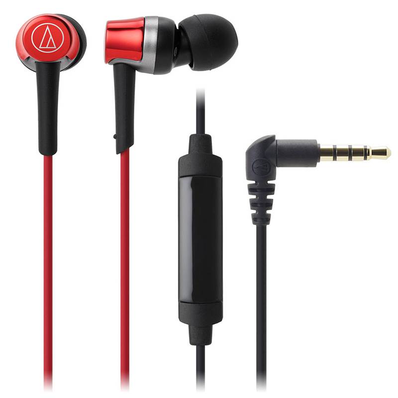 AudioTechnica ATHCKR30iS Inear Headphones with InLine Mic & Control