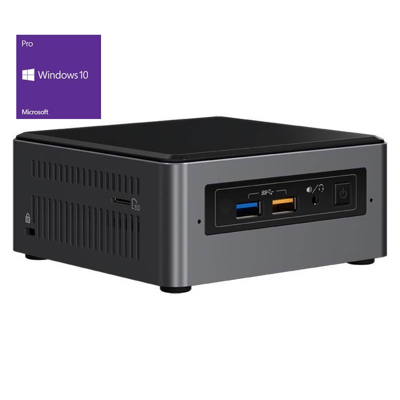 Intel NUC Mini PC Core i5 7th Gen 8GB 240GB Win10 Pro BOXNUC7i5BNH