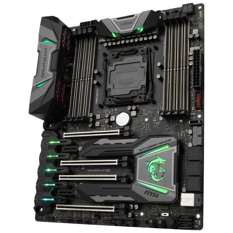 Bundle Deal MSI X299 Gaming M7 ACK Motherboard Intel Core I9 7900X 