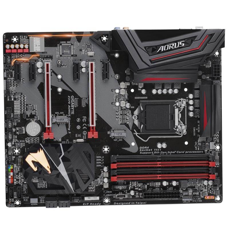 Gigabyte AORUS Z370 Gaming 3 LGA 11512 ATX Motherboard AORUSZ370