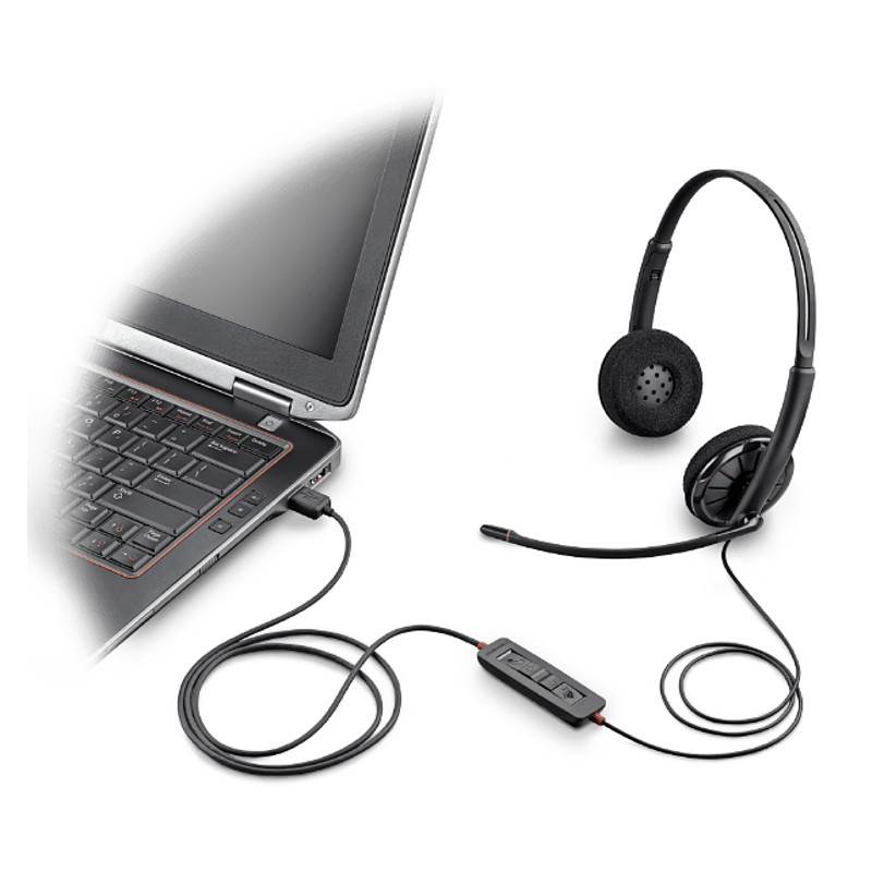 Plantronics Blackwire C320 Binaural UC USB Headset 85619102 Mwave