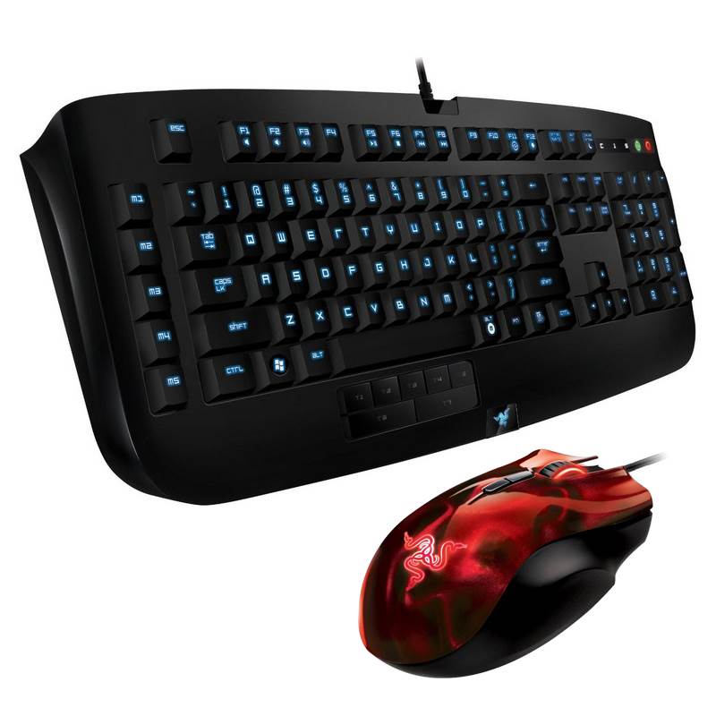 Bundle Deal Razer Naga Hex Red Laser Gaming Mouse + Anansi Expert MMO