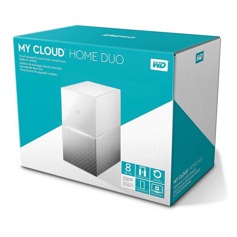 WD My Cloud Home Duo 8TB DualDrive Personal Cloud Storage NAS
