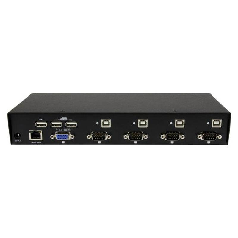 StarTech 4 Port VGA USB KVM Switch with Cables USB DDM Switch