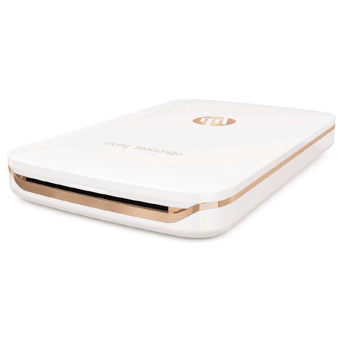 HP Sprocket Plus Portable Bluetooth Printer White 2FR85A Mwave