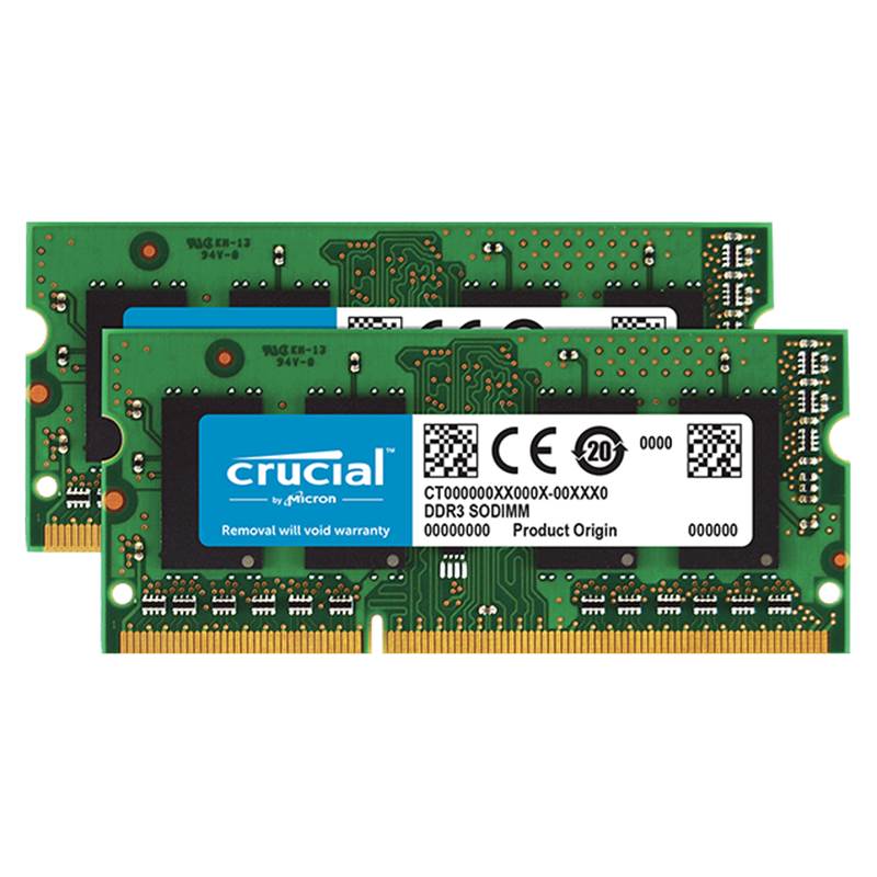 Crucial 16gb 2x8gb Ddr3l 1600mhz Sodimm Memory Ct2kitbf160b Mwave Com Au
