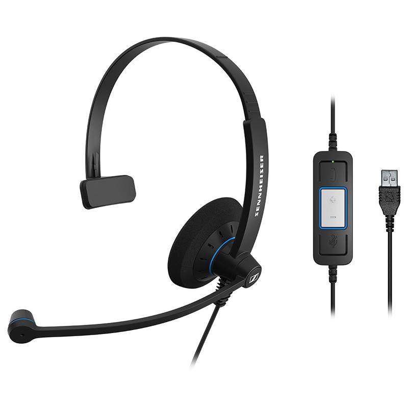 Sennheiser SC 30 USB CTRL SingleSided Office Headset 504548 Mwave