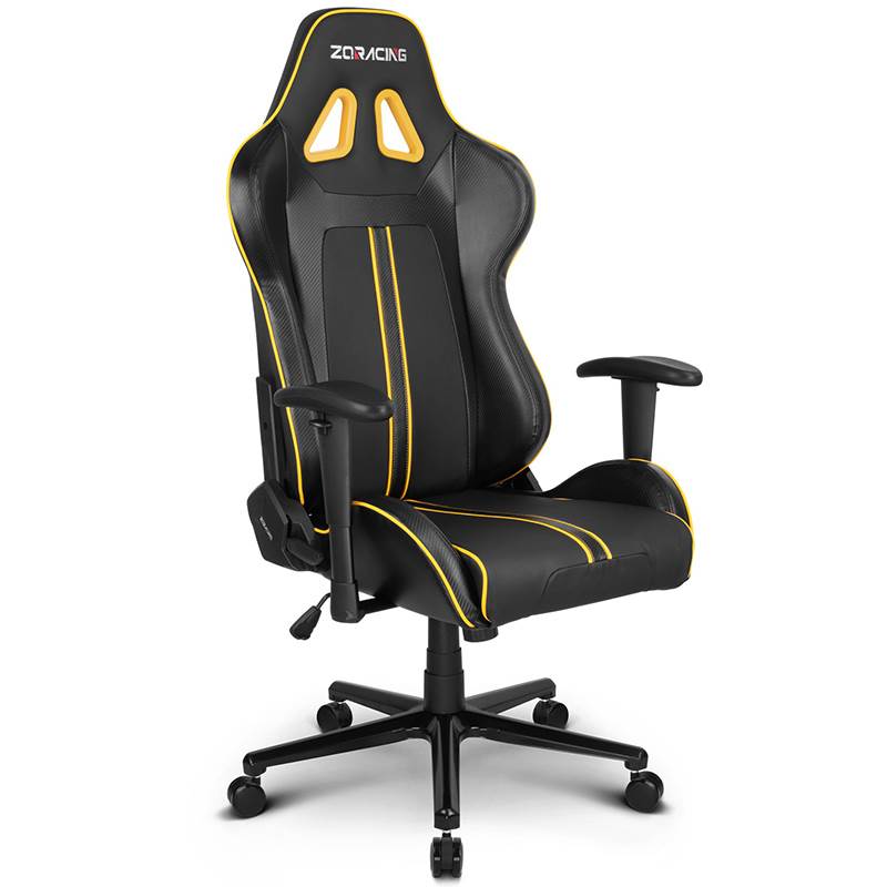 ZQRacing League Gaming Chair Yellow Mwave
