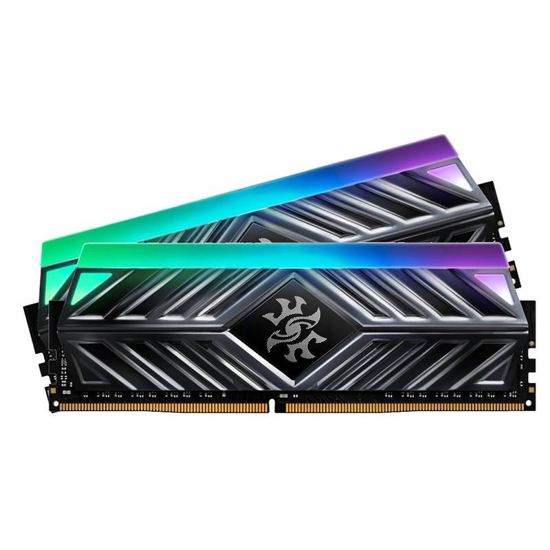 ADATA XPG Spectrix D41 16GB (2x 8GB) DDR4 3200MHz RGB Memory - Titanium ...