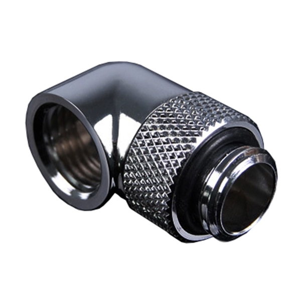 Barrow G1/4" 90 Degree Rotary Fitting Adapter Silver 50321 Mwave