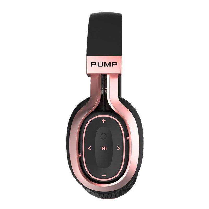 BlueAnt Pump Zone OverEar Wireless Headphones Black/Rose Gold PUMP