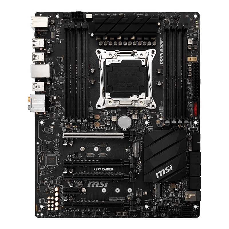 MSI X299 RAIDER LGA 2066 ATX Motherboard X299 RAIDER Mwave