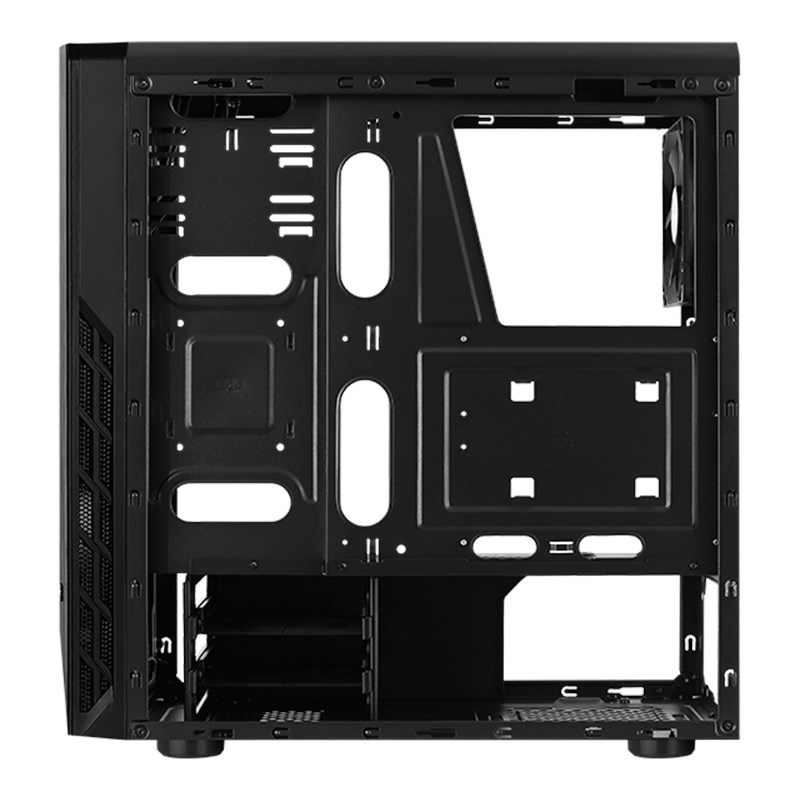 Aerocool Rift BG RGB Tempered Glass Mid-Tower ATX Case - Black - AER ...