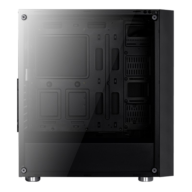 Aerocool Quartz REVO RGB Tempered Glass Mid-Tower ATX Case - Black ...
