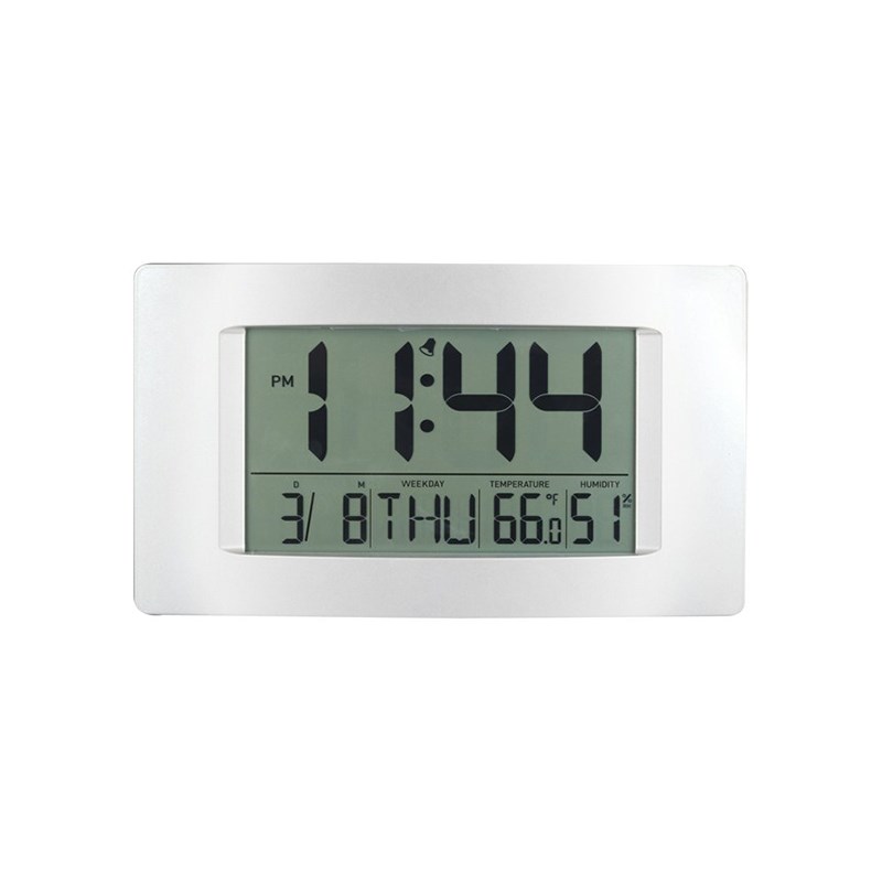 Digitech MultiFunction LCD Wall Clock XC0225 Mwave