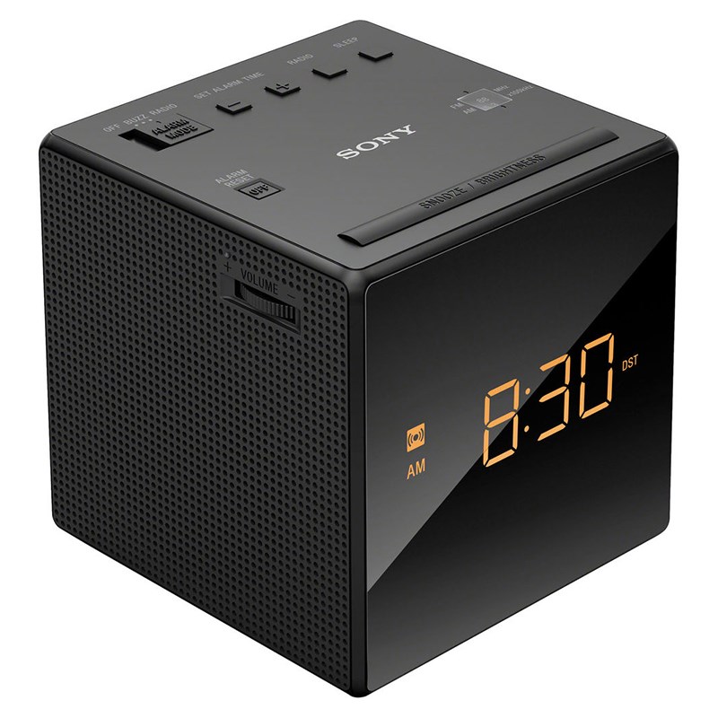 Sony ICFC1 Alarm Clock Radio Black ICFC1B Mwave