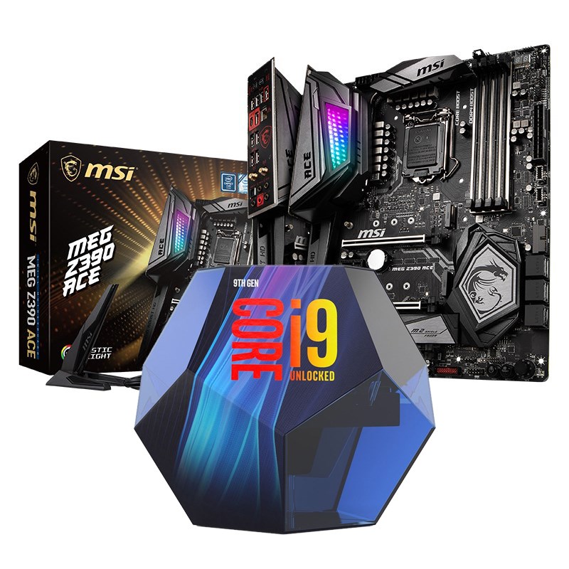 Bundle Deal MSI MEG Z390 ACE ATX Motherboard + Intel Core i9 9900K CPU