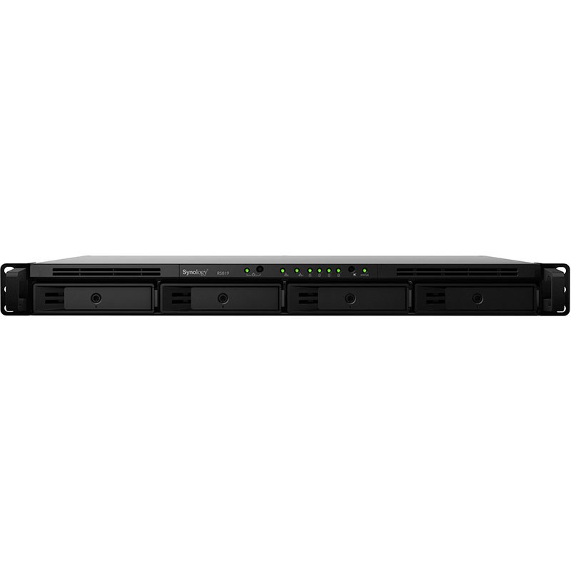 Synology RackStation RS819 4-Bay Scalable Diskless NAS - Quad-Core 1 ...