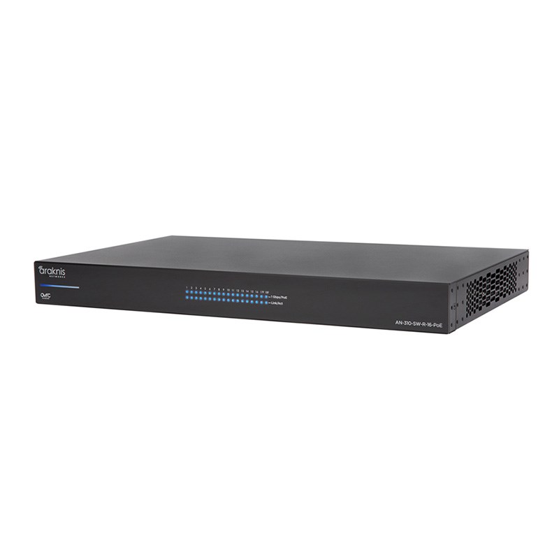 Araknis Networks 310 Series L2 Managed Rear 16 Port Gigabit Switch Full