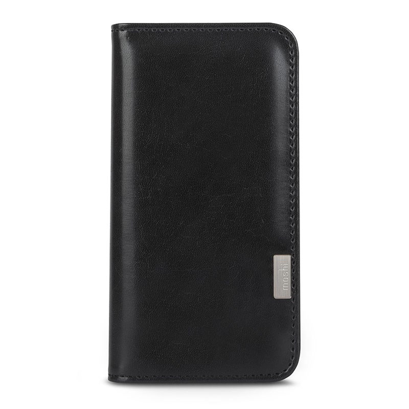 Moshi Overture Vegan Leather Wallet Case for iPhone 7/8 Plus Charcoal Black 99MO091002 Mwave
