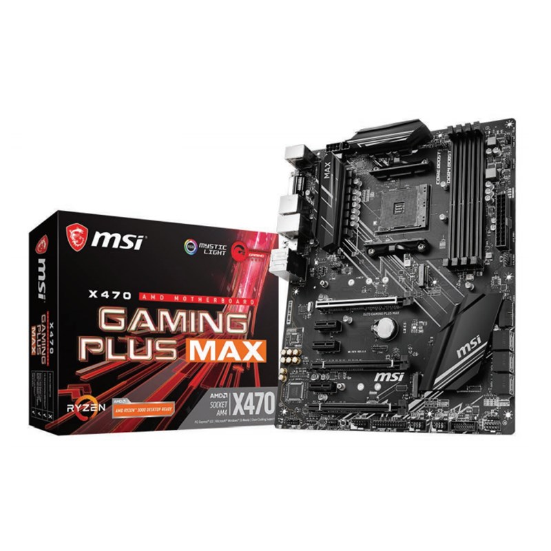 MSI X470 GAMING PLUS MAX AM4 Motherboard X470 GAMING PLUS MAX Mwave