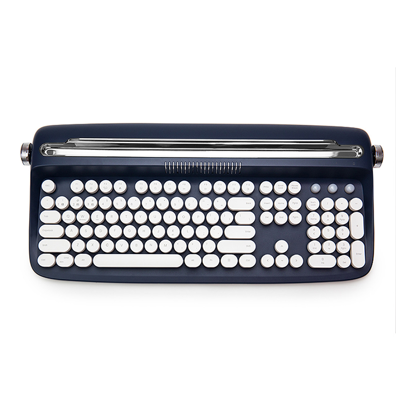 Actto Retro Bluetooth Typewriter Keyboard Navy B503NAVY Mwave