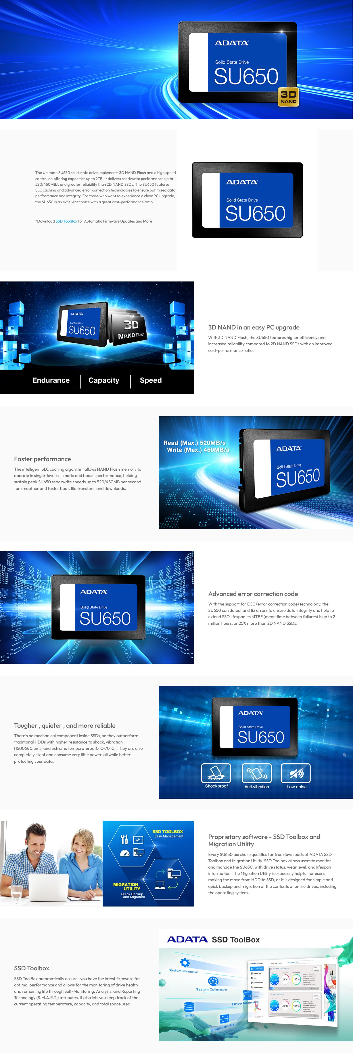 ADATA Ultimate SU650 1TB 2.5