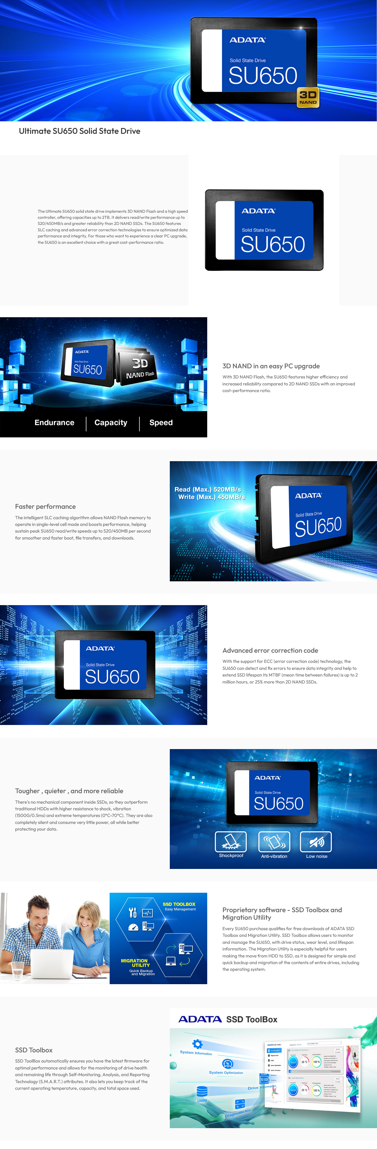 ADATA Ultimate SU650 512GB 2.5