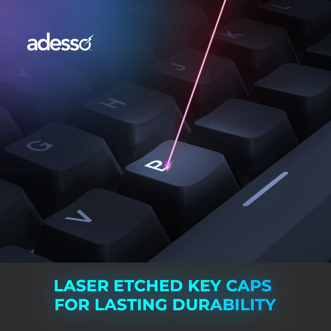 Adesso EasyTouch 1200 Wireless RGB Mechanical Keyboard
