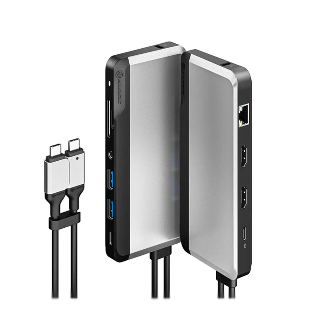 Alogic USB-C Super Dock - 10-in-1 with Dual Display 4K 60Hz Support ...
