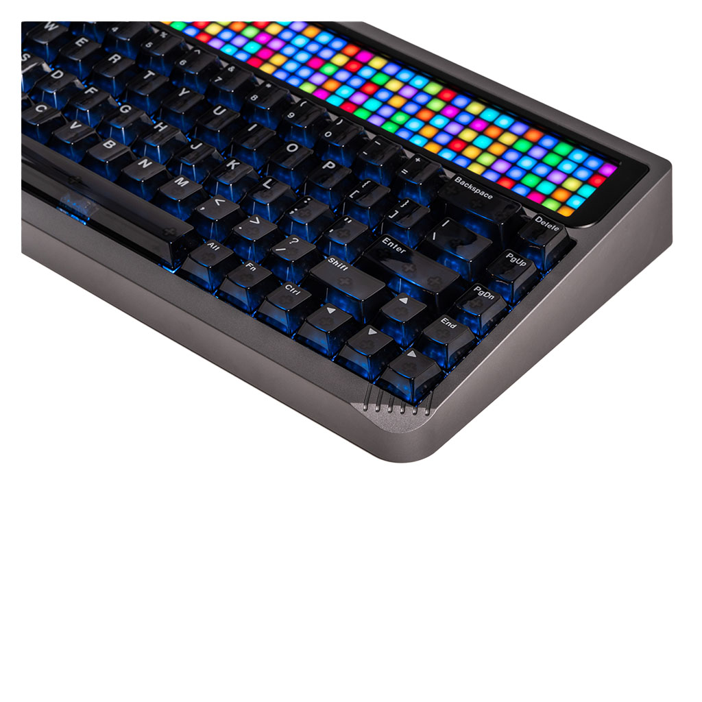 Angry Miao AM RGB 65 Cyber Grey Wireless Mechanical Keyboard - Icy