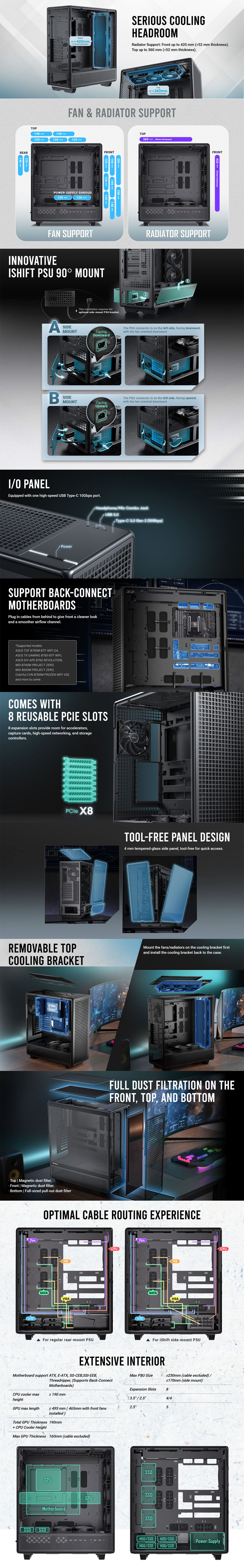 Antec 900 Tempered Glass Full-Tower Case